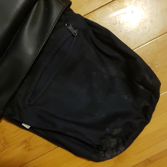 Vintage blue leather crossbody bag - Picture 7 of 7